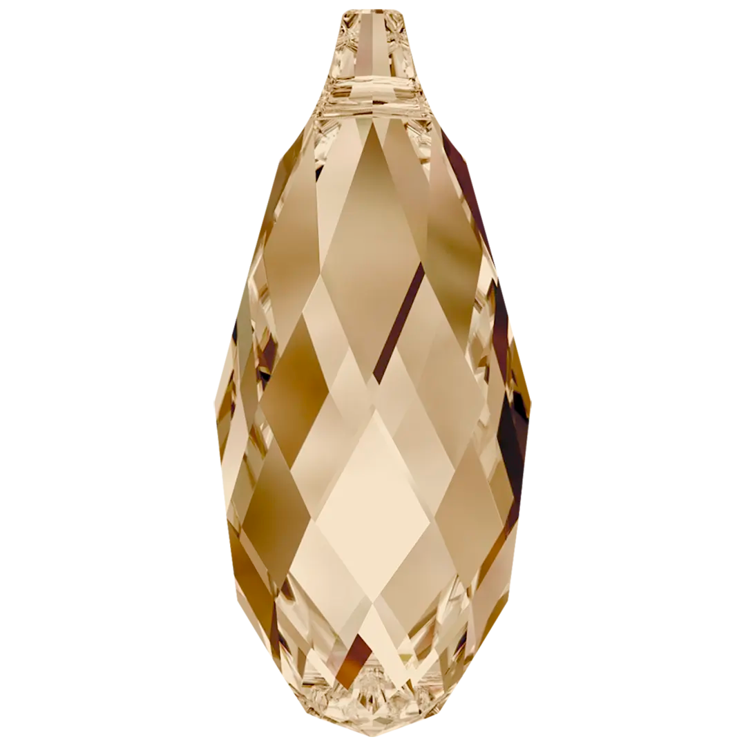 Serinity Pendants Briolette (6010) Crystal Golden Shadow