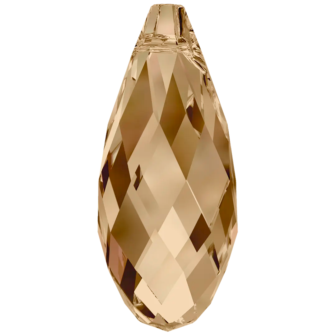 Serinity Pendants Briolette (6010) Crystal Golden Shadow