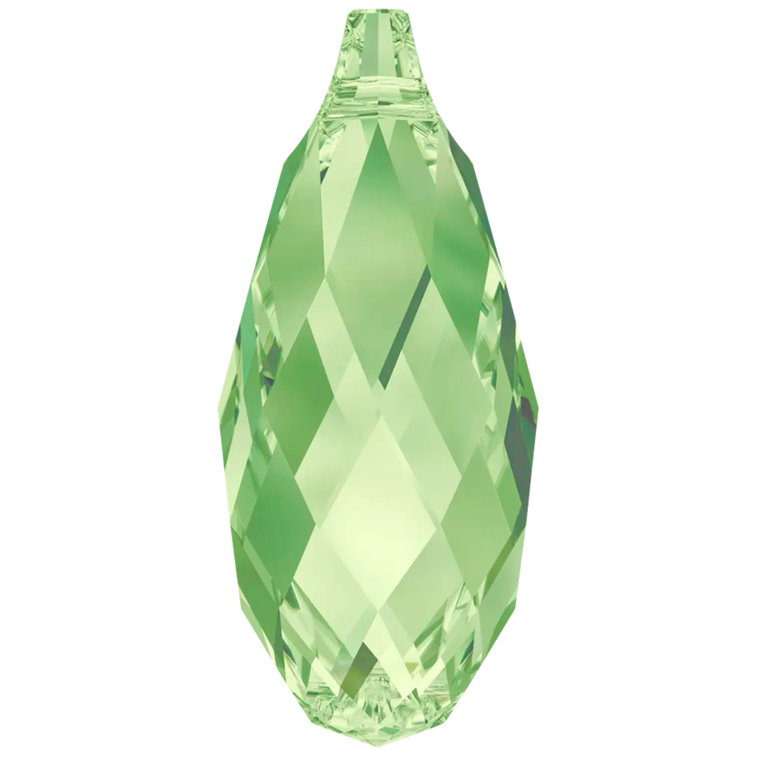 Swarovski Pendants Briolette (6010) Peridot