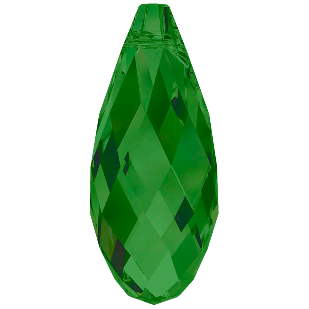 Swarovski Pendants Briolette (6010) Fern Green