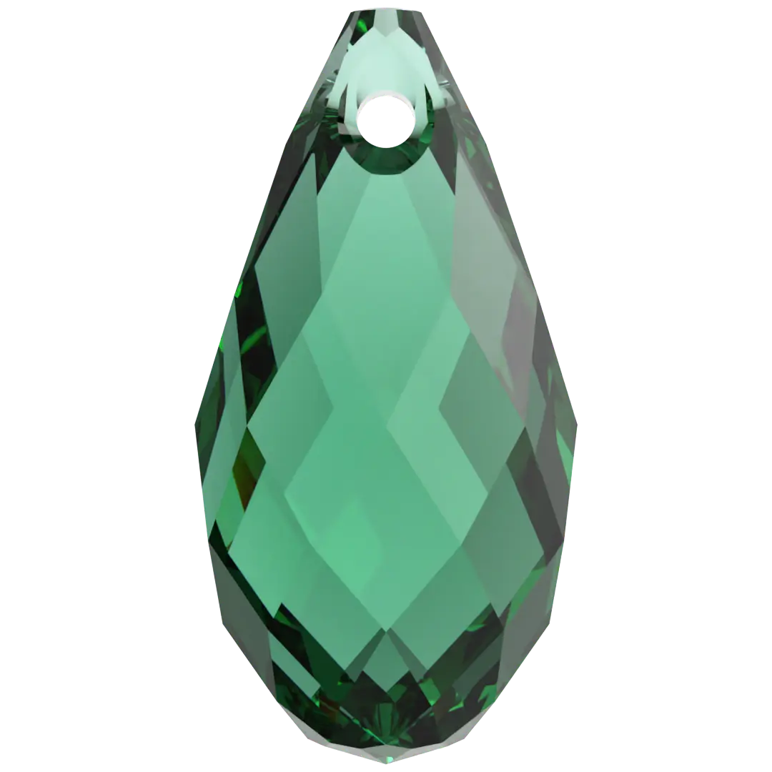 Swarovski Pendants Briolette (6010) Majestic Green