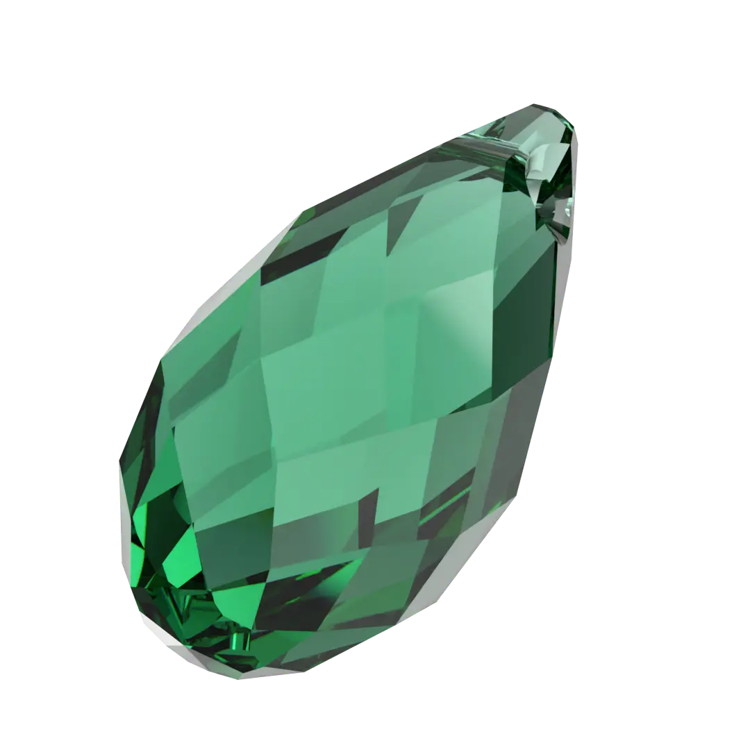 Swarovski Pendants Briolette (6010) Majestic Green