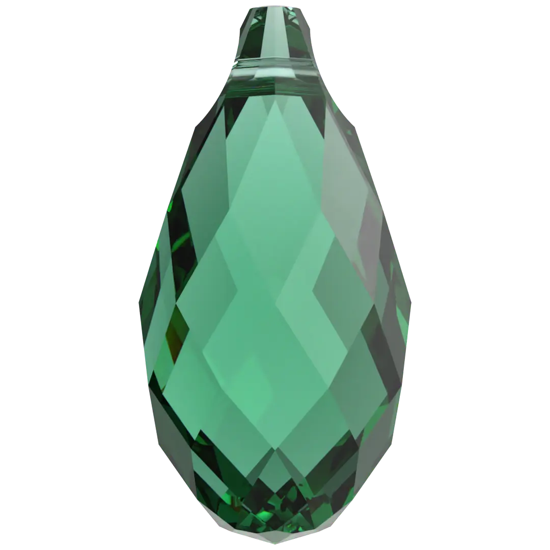 Swarovski Pendants Briolette (6010) Majestic Green