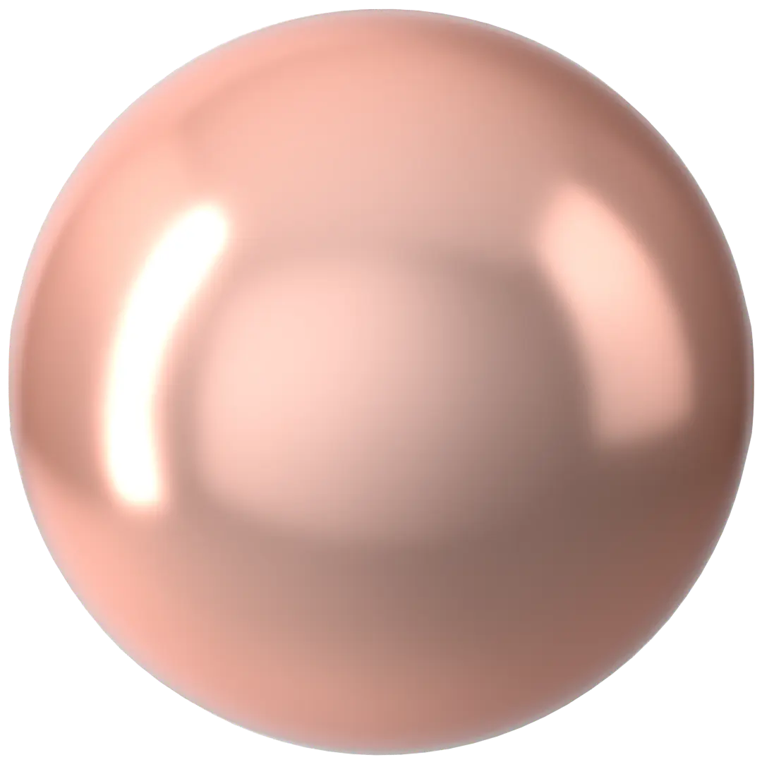 Swarovski Pearls Round (5810) Crystal Peach