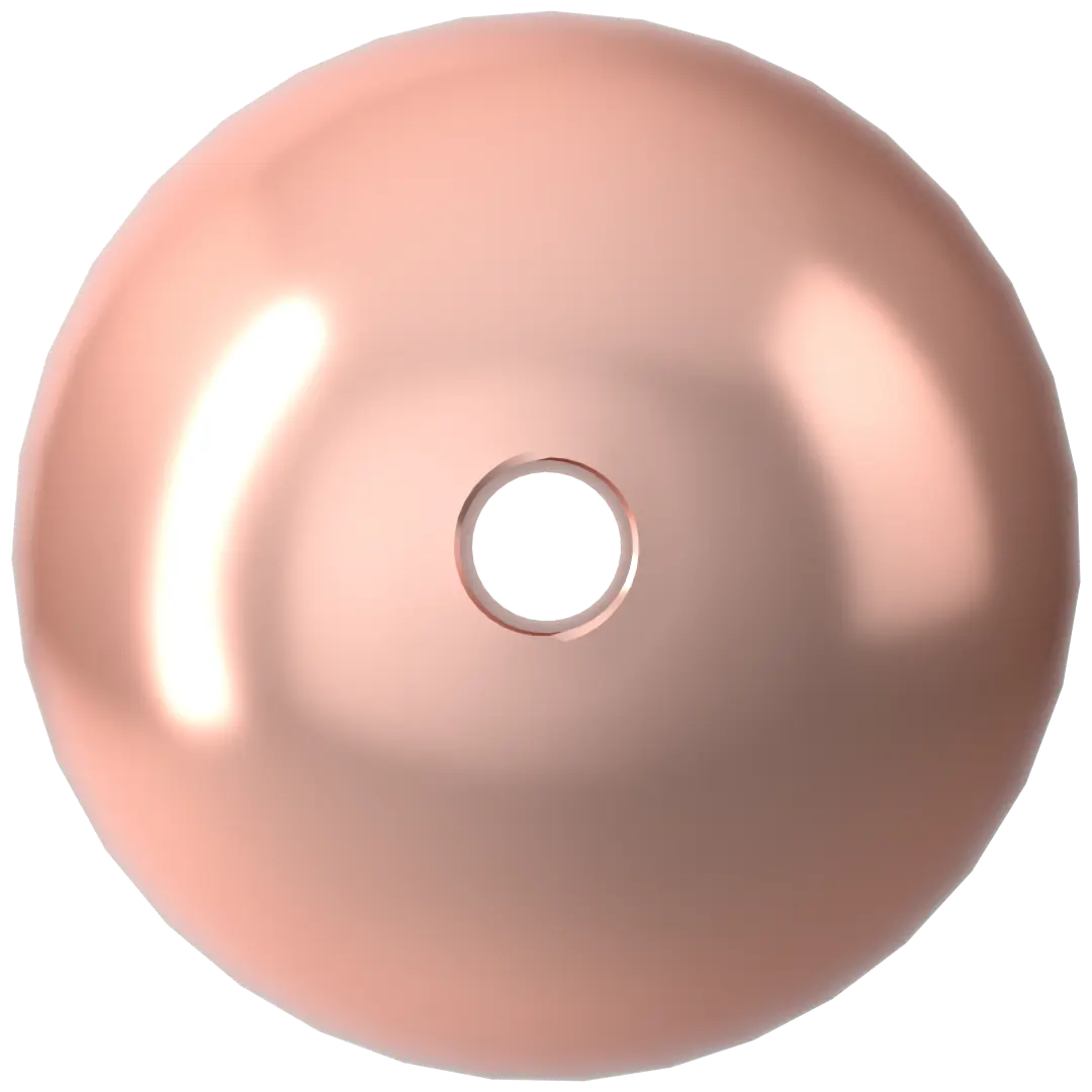 Swarovski Pearls Round (5810) Crystal Peach