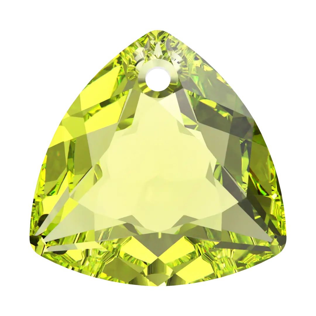 Serinity Pendants Trilliant Cut (6434) Citrus Green