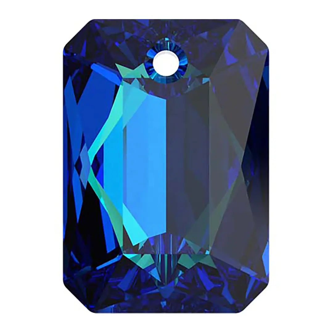 Serinity Pendants Emerald Cut (6435) Crystal Bermuda Blue P