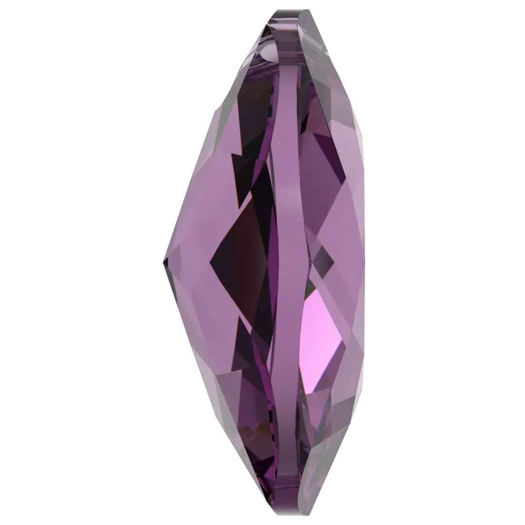 Swarovski Pendants Elliptic Cut (6438) Amethyst