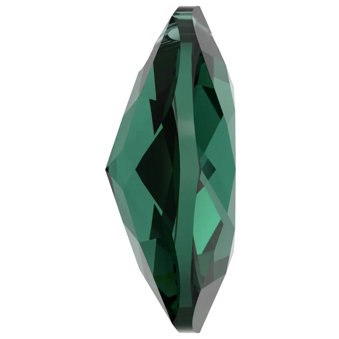 Swarovski Pendants Elliptic Cut (6438) Emerald