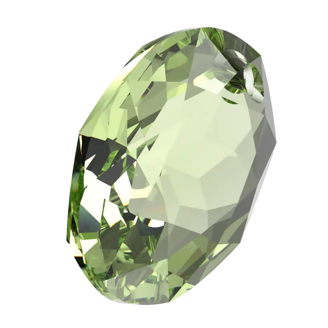 Swarovski Pendants Elliptic Cut (6438) Peridot