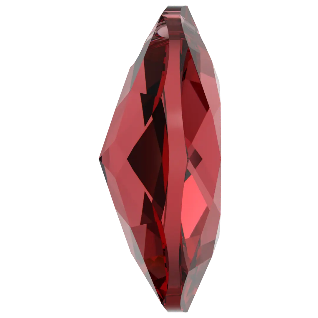 Swarovski Pendants Elliptic Cut (6438) Scarlet