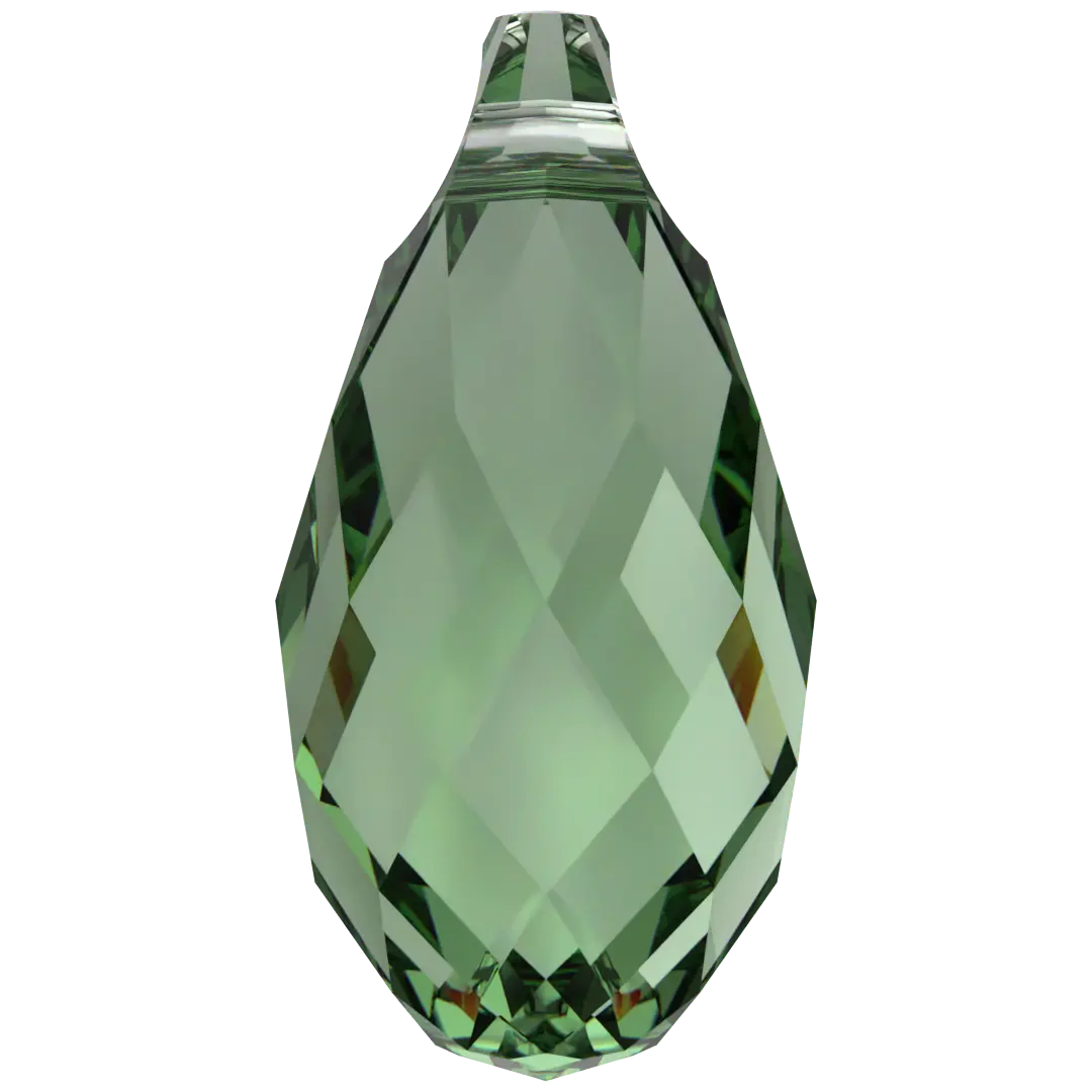 Swarovski Pendants Briolette (6010) Erinite