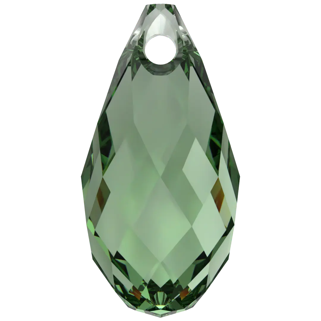 Swarovski Pendants Briolette (6010) Erinite