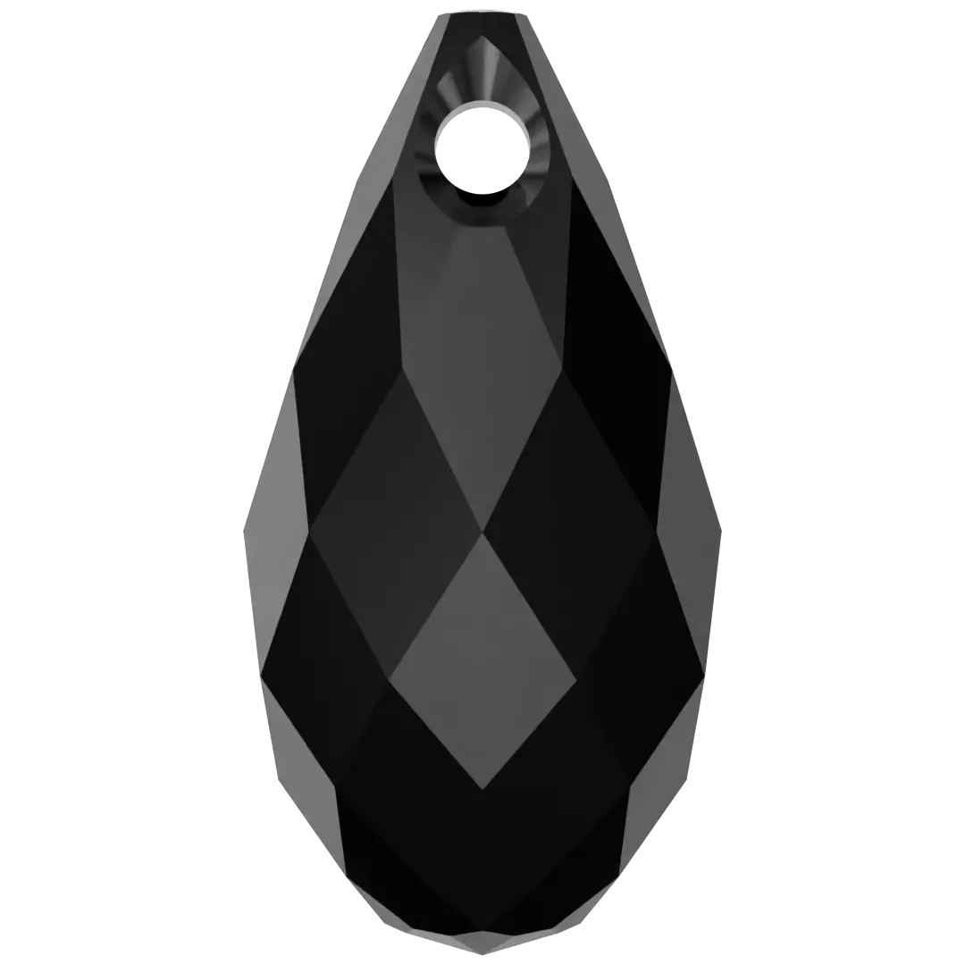 Swarovski Pendants Briolette (6010) Jet