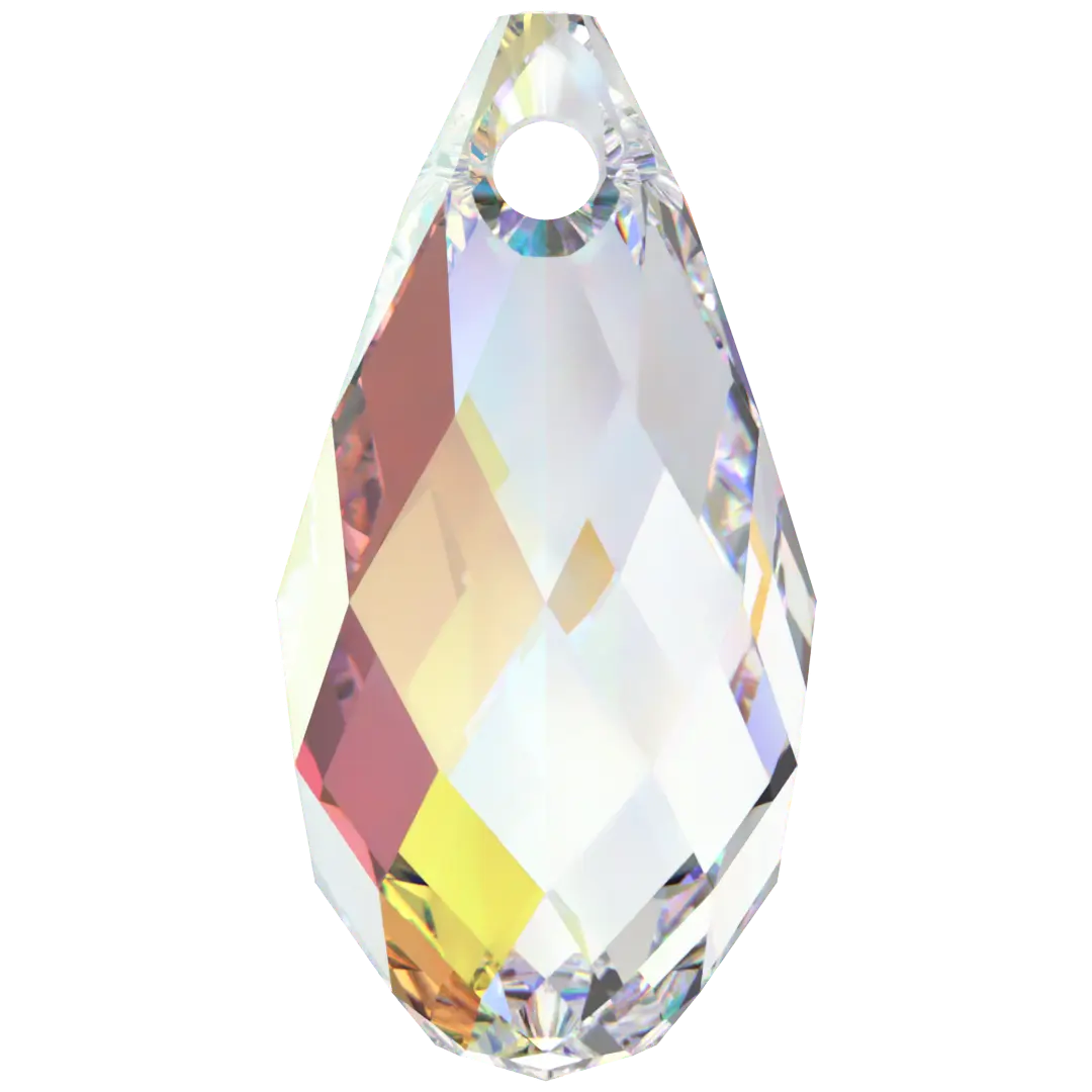 Swarovski Pendants Briolette (6010) Crystal AB