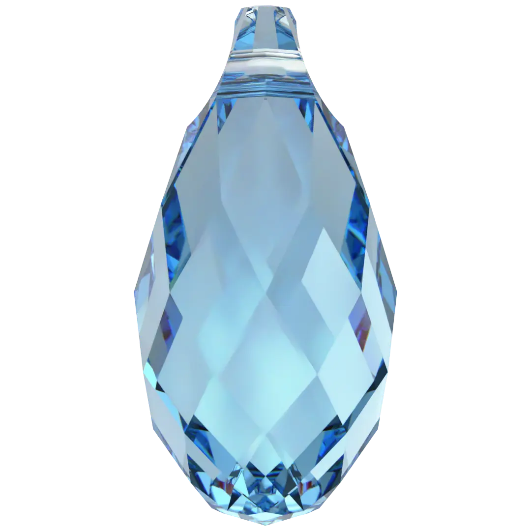 Swarovski Pendants Briolette (6010) Aquamarine