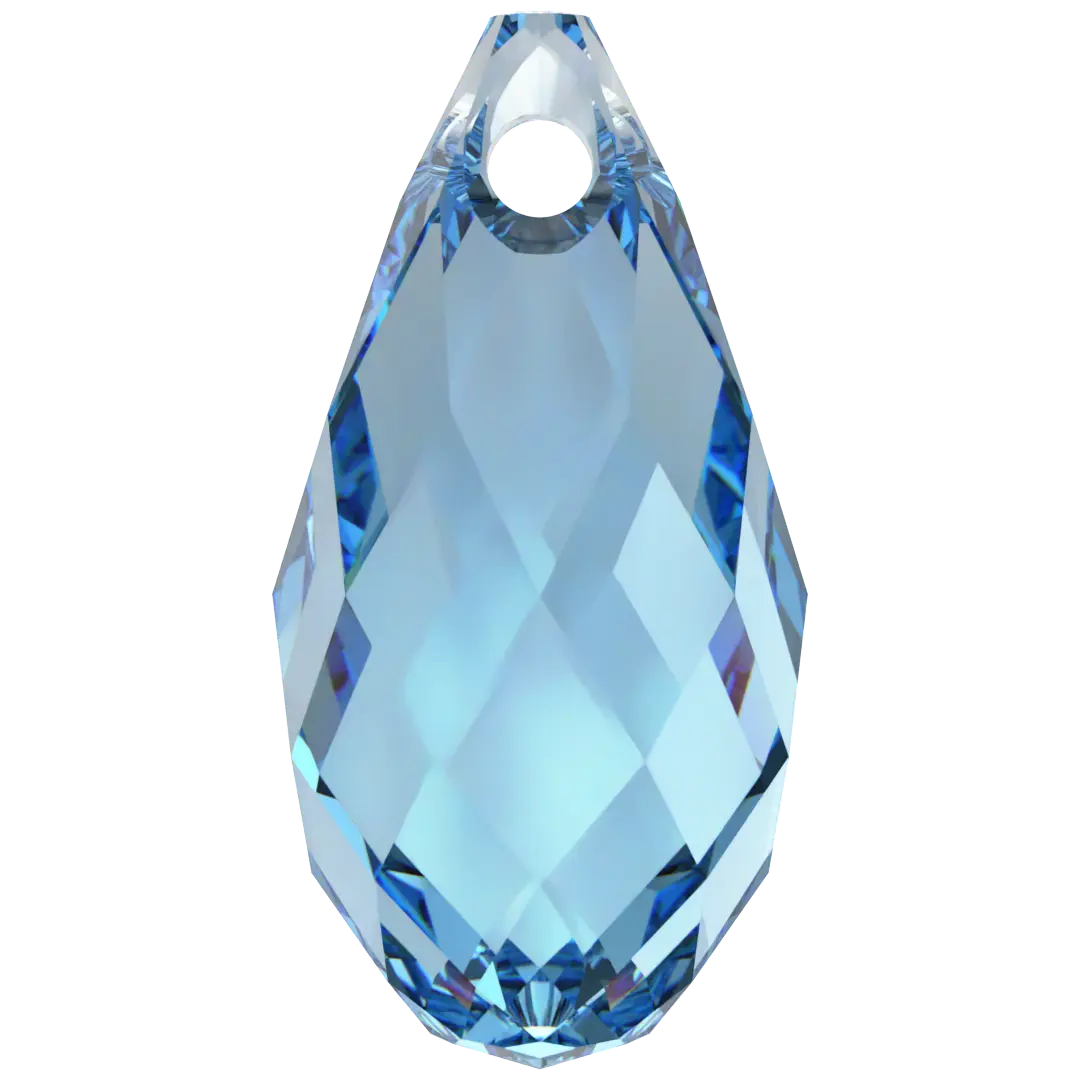 Swarovski Pendants Briolette (6010) Aquamarine