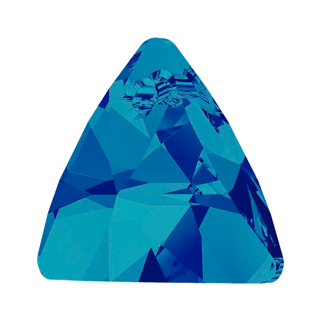 Swarovski Pendants Xilion Triangle (6628) Crystal Bermuda Blue P