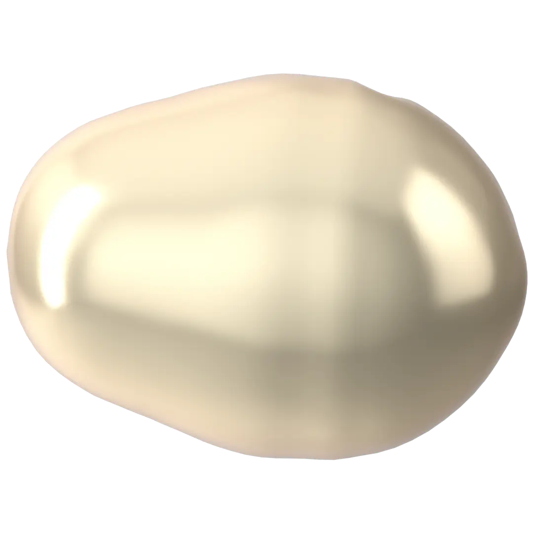 Swarovski Pearls Pear (5821) Crystal Cream