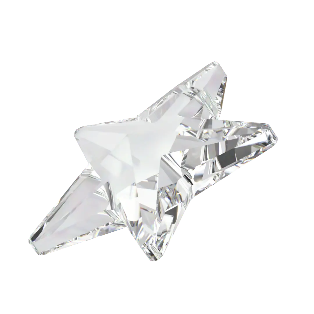 Swarovski Pendants Star (6714) Crystal