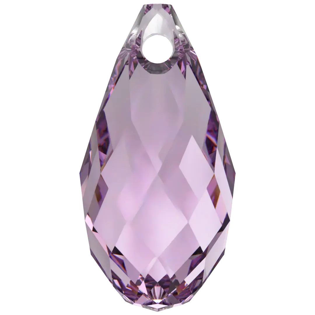 Swarovski Pendants Briolette (6010) Light Amethyst