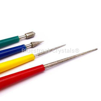 Bead Reamers 4 Piece Set-Tools & Threads-Bluestreak Crystals