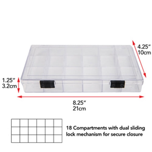 Storage Box with 18 Compartments