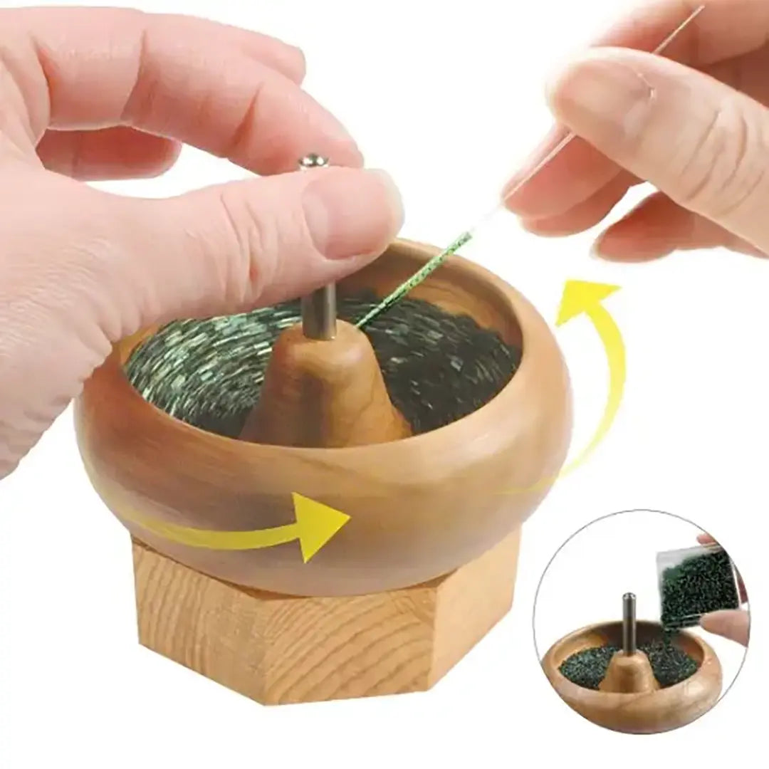 Spin and String Wooden Bead Spinner