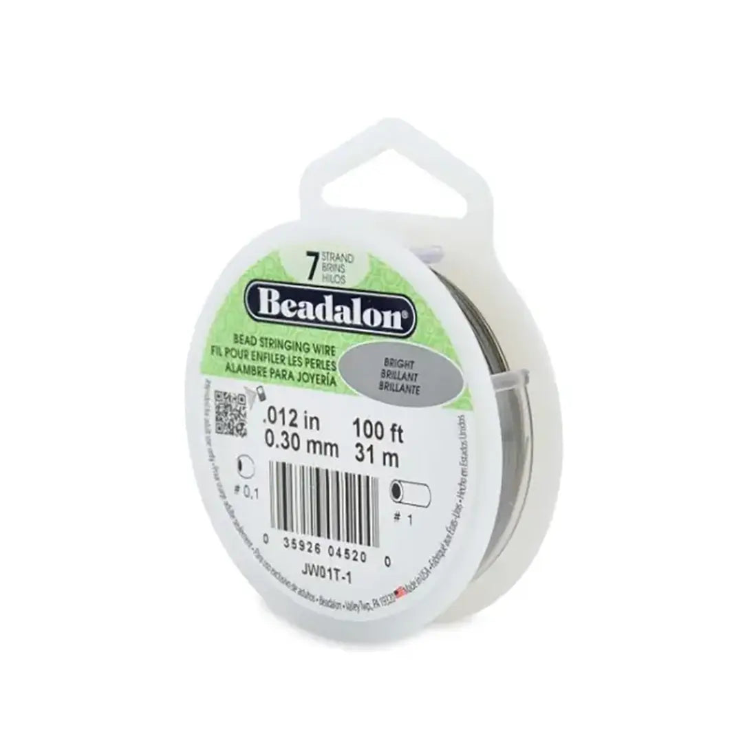 Beadalon 7 Strand Stainless Steel Wire 0.012" (0.31mm)