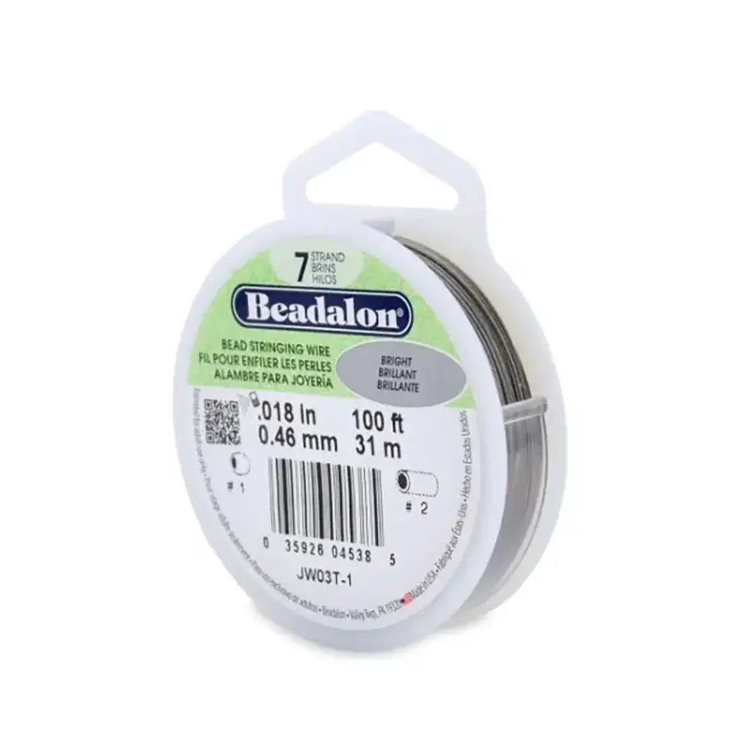 Beadalon 7 Strand Stainless Steel Wire 0.018" (0.46mm)