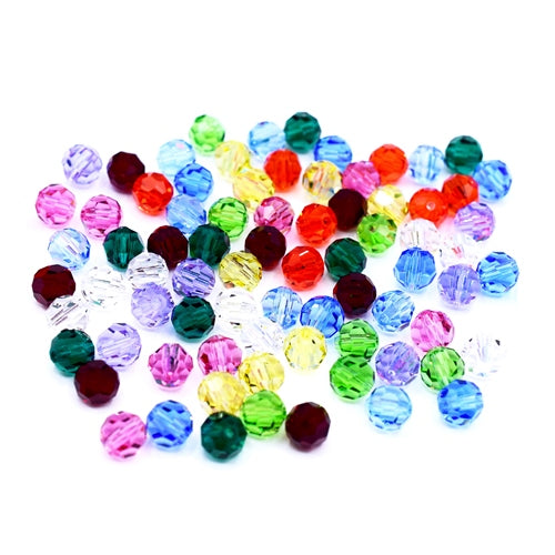 Preciosa Beads Round Mix Rainbow