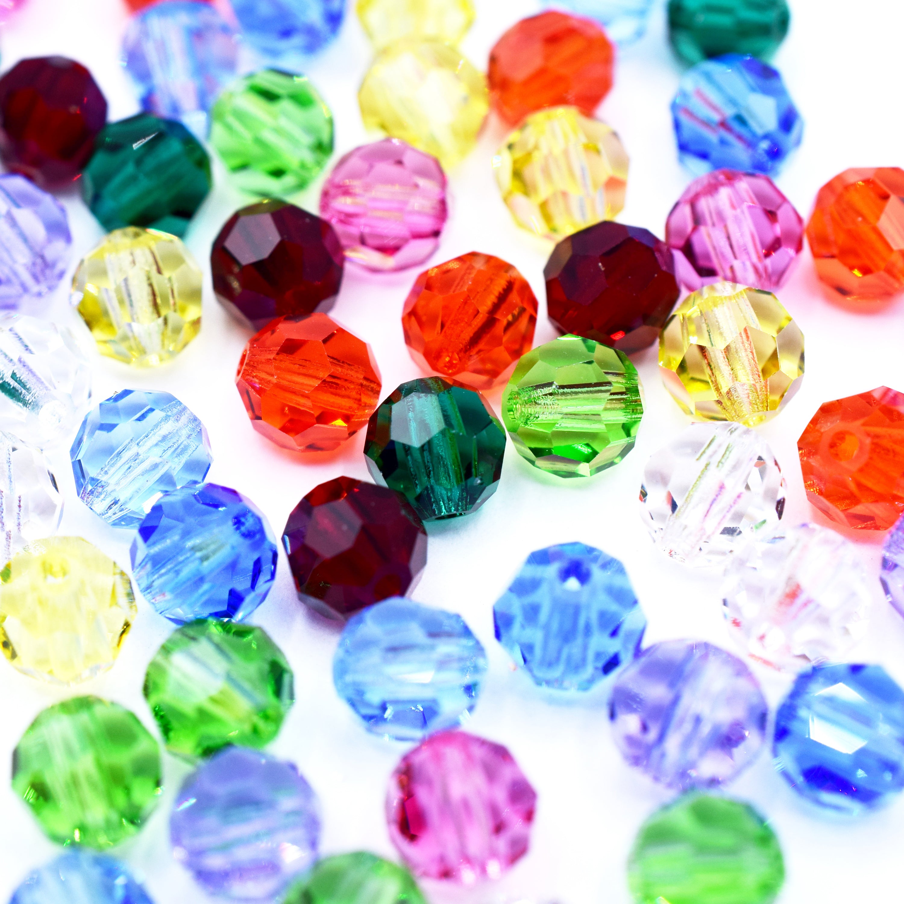 Preciosa Beads Round Mix Rainbow