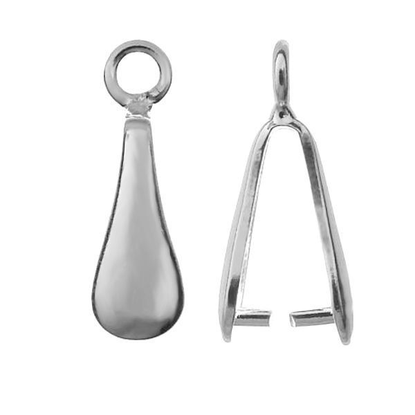 Sterling Silver (925) Droplet Bail