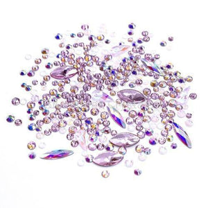 Estella Flat Back Rhinestones Non Hotfix Mix Fairy Wings-Estella Flatback Rhinestones Crystals (Non Hotfix)-Bluestreak Crystals