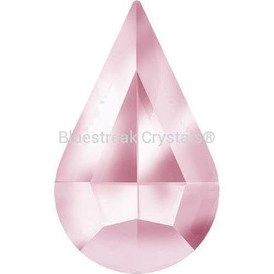 Estella Flat Back Shaped Rhinestones Non Hotfix Drop Light Rose-Estella Flatback Rhinestones Crystals (Non Hotfix)-8x5mm - Pack of 10-Bluestreak Crystals