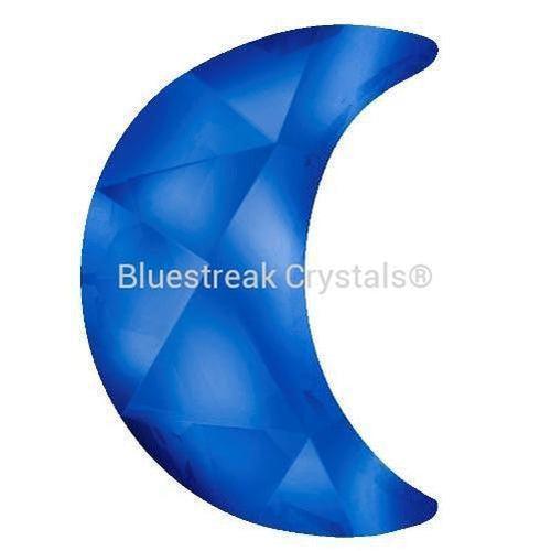 Estella Flat Back Shaped Rhinestones Non Hotfix Moon Sapphire-Estella Flatback Rhinestones Crystals (Non Hotfix)-8x5mm - Pack of 10-Bluestreak Crystals