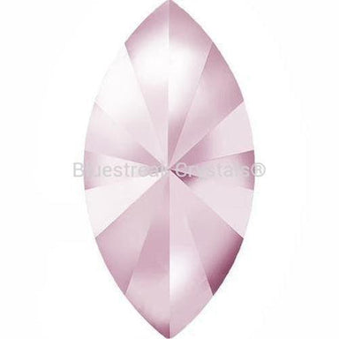 Estella Flat Back Shaped Rhinestones Non Hotfix Navette Light Rose-Estella Flatback Rhinestones Crystals (Non Hotfix)-10x5mm - Pack of 10-Bluestreak Crystals