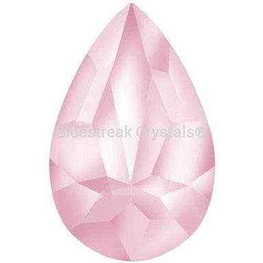 Estella Flat Back Shaped Rhinestones Non Hotfix Pear Light Rose-Estella Flatback Rhinestones Crystals (Non Hotfix)-6x4mm - Pack of 10-Bluestreak Crystals