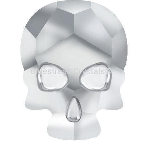 Estella Flat Back Shaped Rhinestones Non Hotfix Skull Crystal-Estella Flatback Rhinestones Crystals (Non Hotfix)-8x6mm - Pack of 10-Bluestreak Crystals