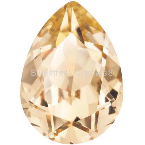 Preciosa Fancy Stones Baroque Pear Crystal Honey