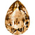 Preciosa Fancy Stones Baroque Pear Smoked Topaz