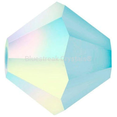 Preciosa Beads Bicone Aquamarine Matte AB-Preciosa Beads-3mm - Pack of 1440 (Wholesale)-Bluestreak Crystals