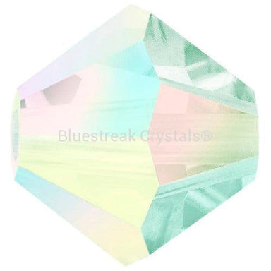 Preciosa Beads Bicone Chrysolite AB 2X-Preciosa Beads-4mm - Pack of 100-Bluestreak Crystals