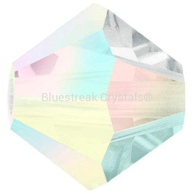 Preciosa Beads Bicone Crystal AB 2X-Preciosa Beads-4mm - Pack of 100-Bluestreak Crystals