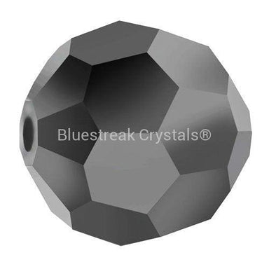 Preciosa Beads Round Jet Hematite Fully Coated-Preciosa Beads-3mm - Pack of 25-Bluestreak Crystals