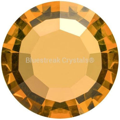 Preciosa Chatons Channel Round Stones Topaz UNFOILED-Preciosa Chatons & Round Stones-SS29 (6.25mm)- Pack of 25-Bluestreak Crystals