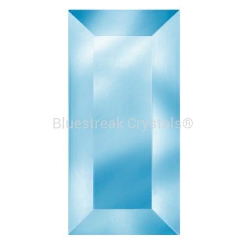 Preciosa Fancy Stones Baguette Aqua Bohemica-Preciosa Fancy Stones-3x2mm - Pack of 720 (Wholesale)-Bluestreak Crystals