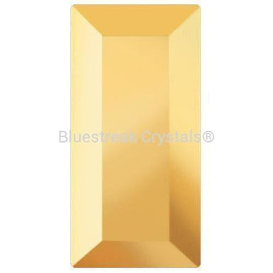 Preciosa Flat Back Crystals Rhinestones Non Hotfix Baguette (MAXIMA) Crystal Aurum-Preciosa Flatback Rhinestones Crystals (Non Hotfix)-4x2mm - Pack of 20-Bluestreak Crystals