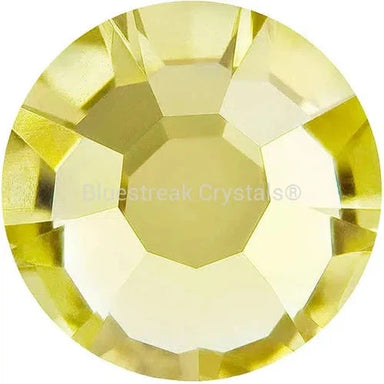 Preciosa Flat Back Crystals Rhinestones Non Hotfix (MAXIMA) Acid Yellow-Preciosa Flatback Rhinestones Crystals (Non Hotfix)-SS5 (1.8mm) - Pack of 100-Bluestreak Crystals