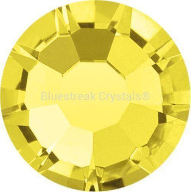 Preciosa Flat Back Crystals Rhinestones Non Hotfix (MAXIMA) Citrine-Preciosa Flatback Rhinestones Crystals (Non Hotfix)-SS2 (1.2mm) - Pack of 100-Bluestreak Crystals